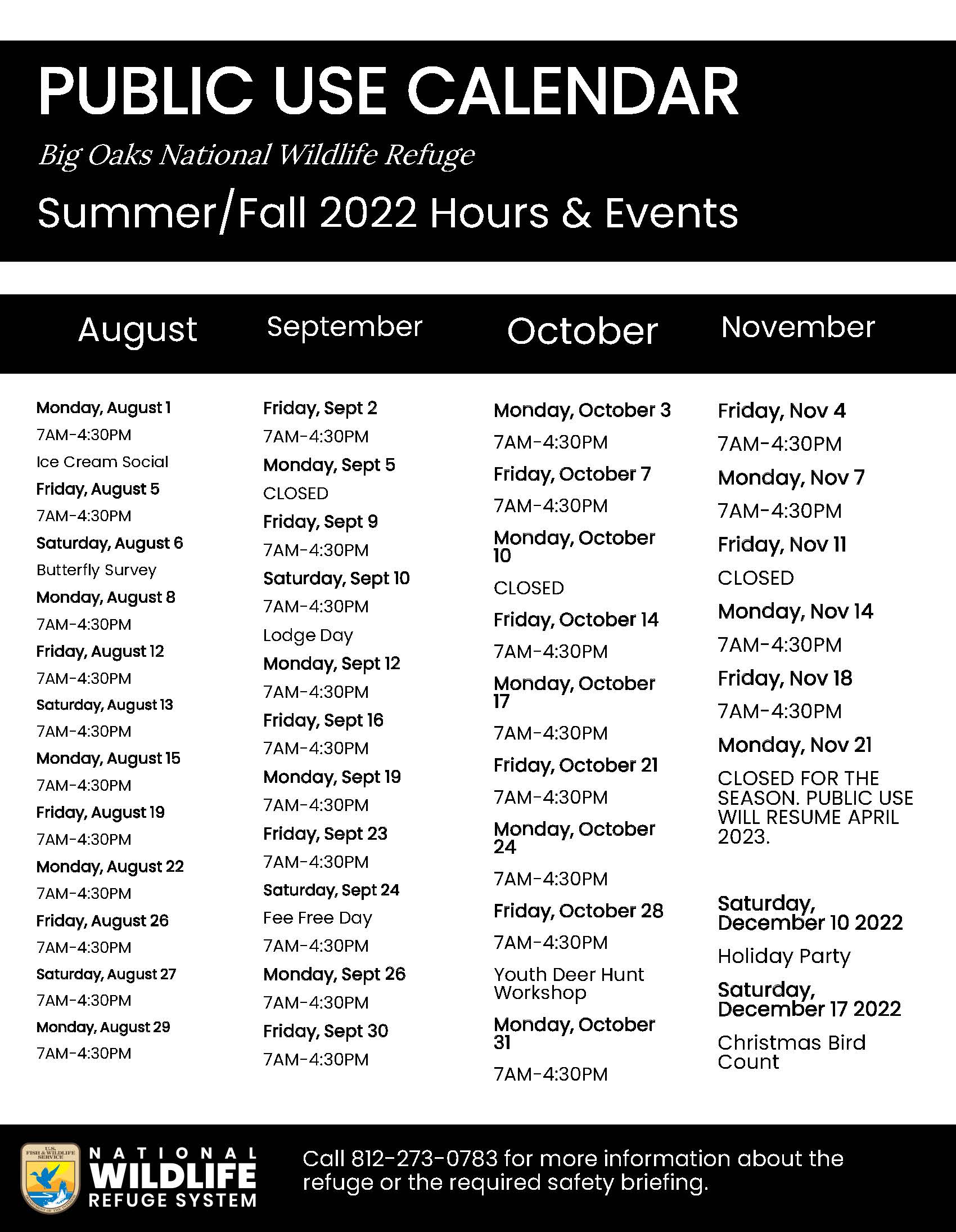 Fall 2022 Public Use Calendar.jpg FWS.gov